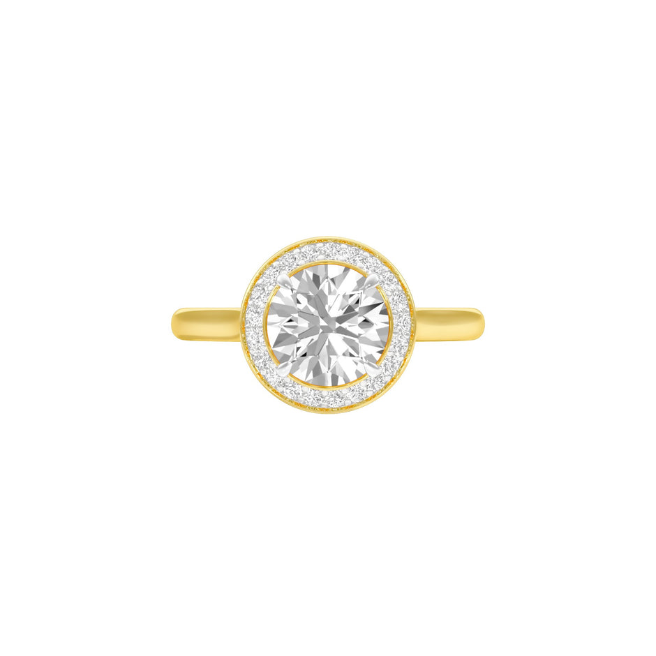 Tuned to You Diamond Engagement Ring 18 KT / Yellow Gold / 22