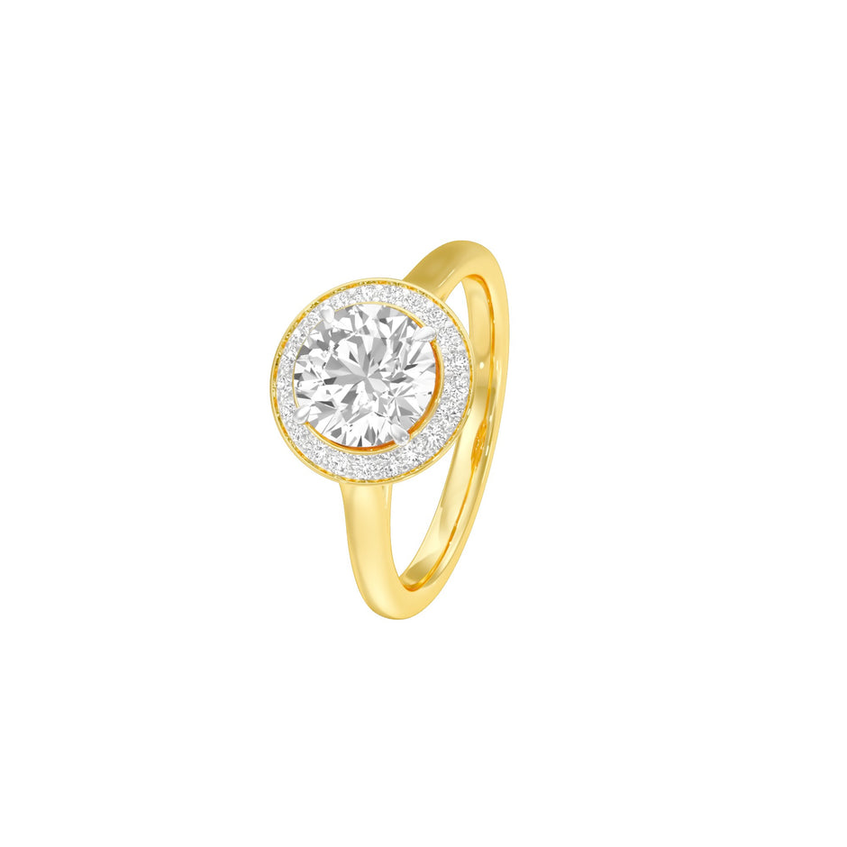 Tuned to You Diamond Engagement Ring 18 KT / Yellow Gold / 22