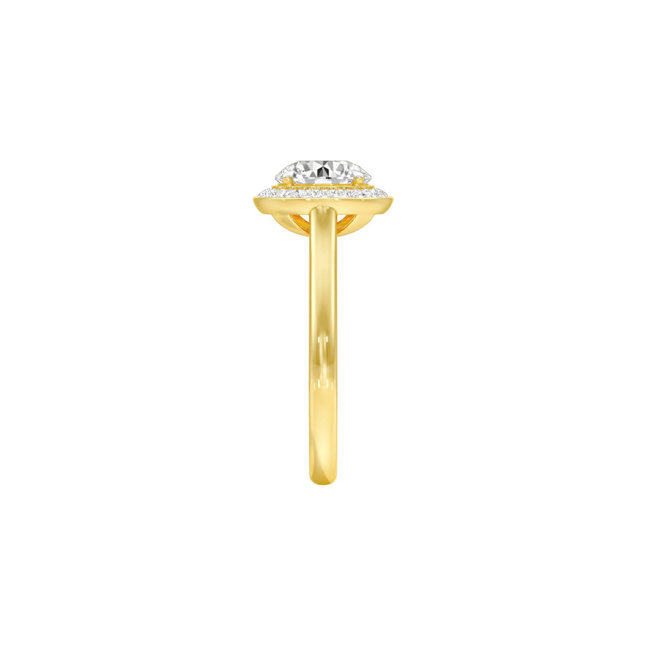 Tuned to You Diamond Engagement Ring 18 KT / Yellow Gold / 22