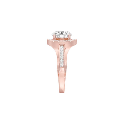 Unconditionally Mine Diamond Engagement Ring 18 KT / Rose Gold / 22