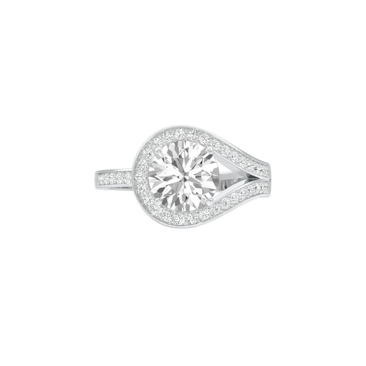 Unconditionally Mine Diamond Engagement Ring 18 KT / White Gold / 22