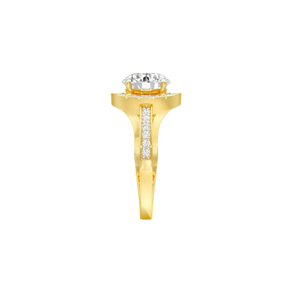 Unconditionally Mine Diamond Engagement Ring 18 KT / Yellow Gold / 22