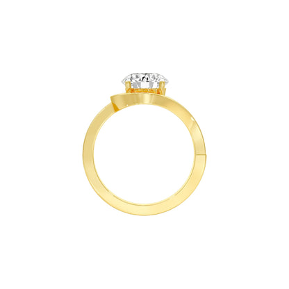 Unconditionally Mine Diamond Engagement Ring 18 KT / Yellow Gold / 22