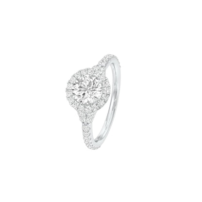 Endless Yes Diamond Engagement Ring 18 KT / White Gold / 22