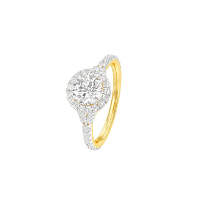 Endless Yes Diamond Engagement Ring 18 KT / Yellow Gold / 22