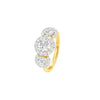 Wedded Elegance Diamond Engagement Ring 18 KT / Yellow Gold / 22