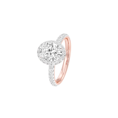 Perfect Moment Diamond Engagement Ring 18 KT / Rose Gold / 22