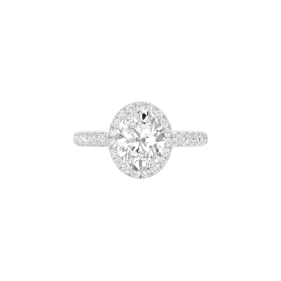 Perfect Moment Diamond Engagement Ring 18 KT / White Gold / 22