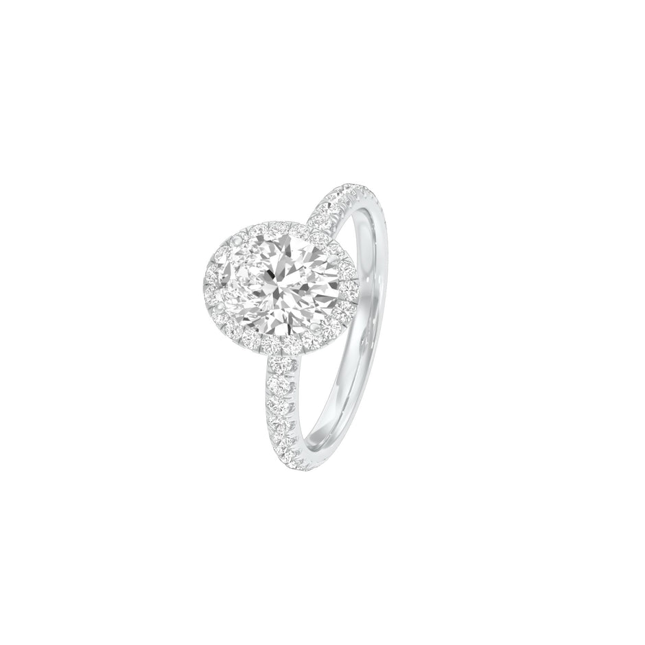 Perfect Moment Diamond Engagement Ring 18 KT / White Gold / 22