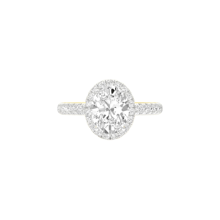 Perfect Moment Diamond Engagement Ring 18 KT / Yellow Gold / 22