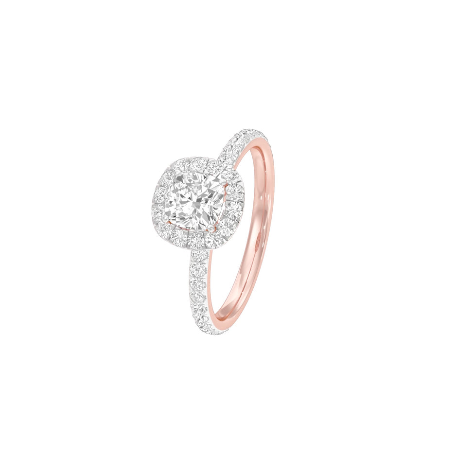 Definitely Yes Diamond Engagement Ring 18 KT / Rose Gold / 22