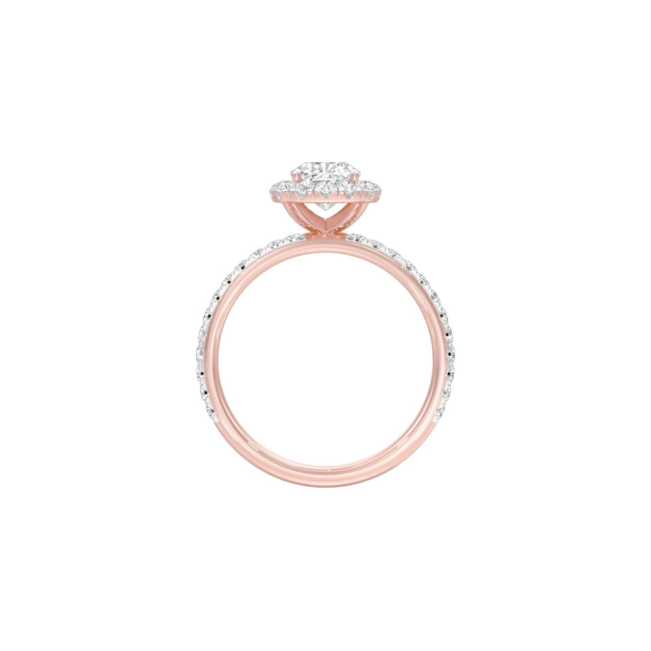 Definitely Yes Diamond Engagement Ring 18 KT / Rose Gold / 22