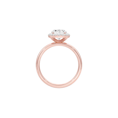 Noble Vow Diamond Engagement Ring 18 KT / Rose Gold / 22