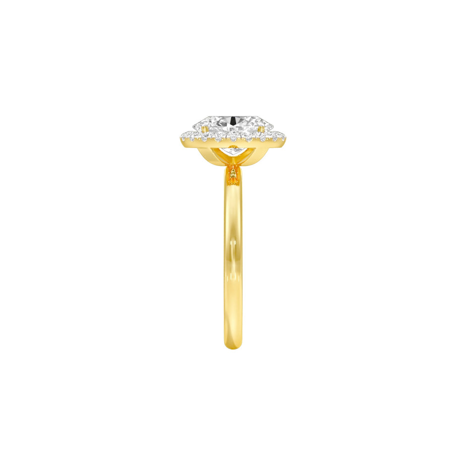 Noble Vow Diamond Engagement Ring 18 KT / Yellow Gold / 22