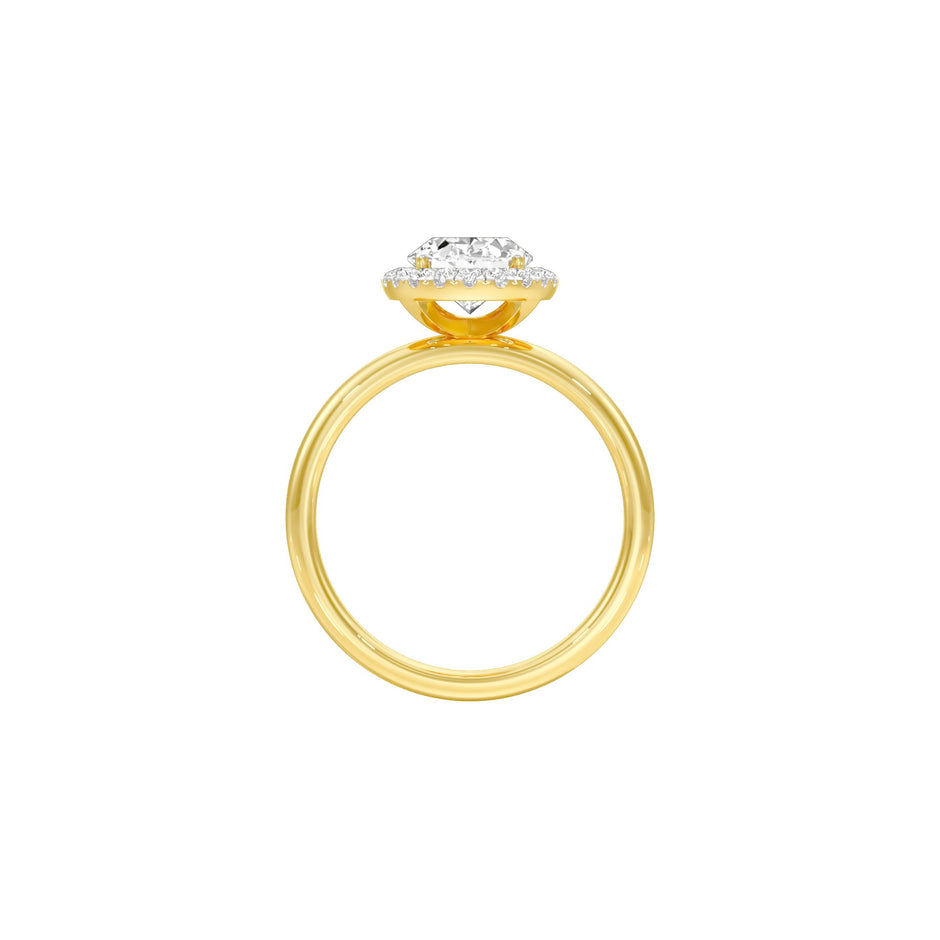 Noble Vow Diamond Engagement Ring 18 KT / Yellow Gold / 22