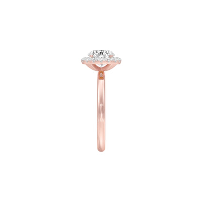 Classy Lady Diamond Engagement Ring 18 KT / Rose Gold / 22