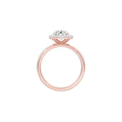 Classy Lady Diamond Engagement Ring 18 KT / Rose Gold / 22