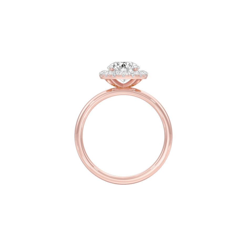 Classy Lady Diamond Engagement Ring 18 KT / Rose Gold / 22
