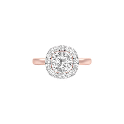 Ageless Love Diamond Engagement Ring 18 KT / Rose Gold / 22
