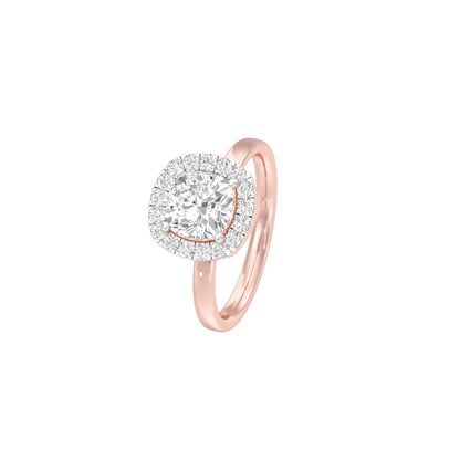Ageless Love Diamond Engagement Ring 18 KT / Rose Gold / 22