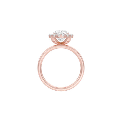 Ageless Love Diamond Engagement Ring 18 KT / Rose Gold / 22