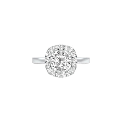 Ageless Love Diamond Engagement Ring 18 KT / White Gold / 22