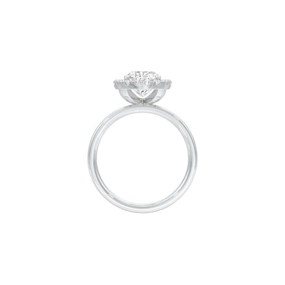 Ageless Love Diamond Engagement Ring 18 KT / White Gold / 22