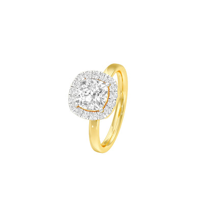 Ageless Love Diamond Engagement Ring 18 KT / Yellow Gold / 22
