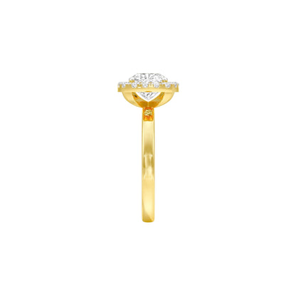 Ageless Love Diamond Engagement Ring 18 KT / Yellow Gold / 22