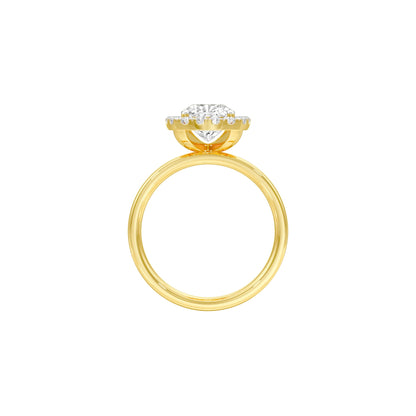 Ageless Love Diamond Engagement Ring 18 KT / Yellow Gold / 22