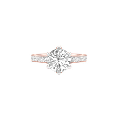 Love So Royale Diamond Engagement Ring 18 KT / Rose Gold / 22