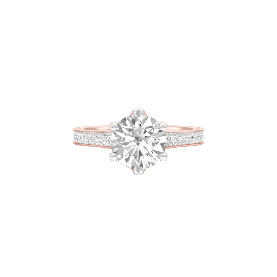 Love So Royale Diamond Engagement Ring 18 KT / Rose Gold / 22