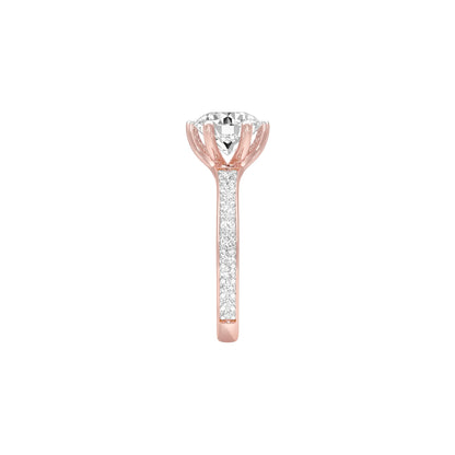 Love So Royale Diamond Engagement Ring 18 KT / Rose Gold / 22
