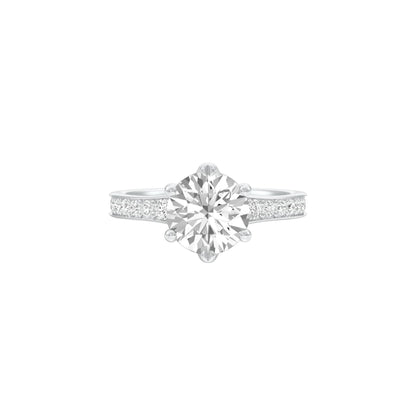 Love So Royale Diamond Engagement Ring 18 KT / White Gold / 22