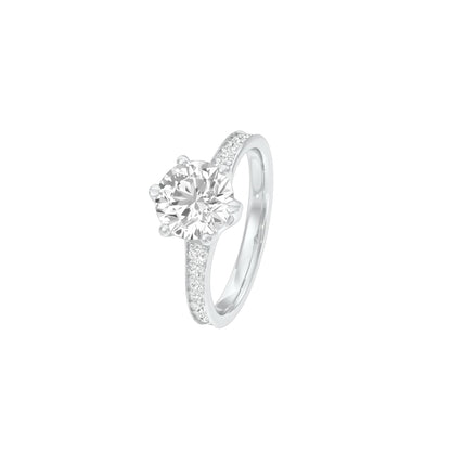 Love So Royale Diamond Engagement Ring 18 KT / White Gold / 22