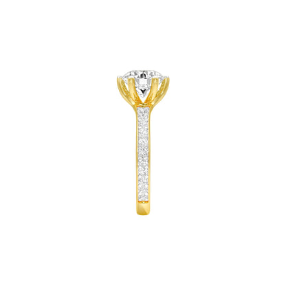 Love So Royale Diamond Engagement Ring 18 KT / Yellow Gold / 22