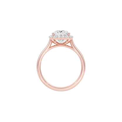 Modern Muse Diamond Engagement Ring 18 KT / Rose Gold / 22