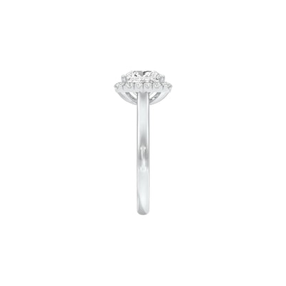 Modern Muse Diamond Engagement Ring 18 KT / White Gold / 22