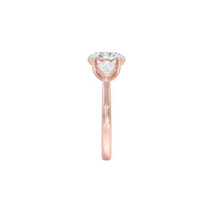 Love in Sync Diamond Engagement Ring 18 KT / Rose Gold / 22