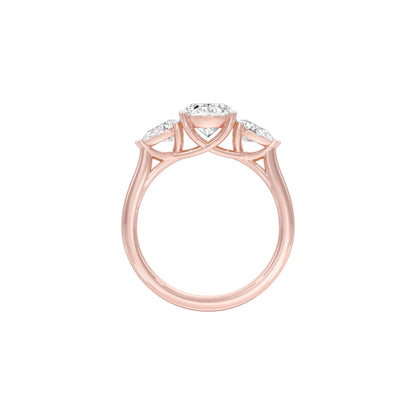 Love in Sync Diamond Engagement Ring 18 KT / Rose Gold / 22