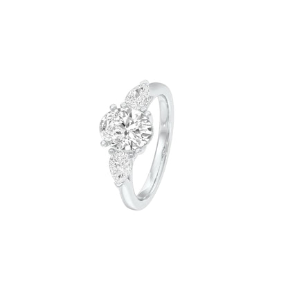Love in Sync Diamond Engagement Ring 18 KT / White Gold / 22
