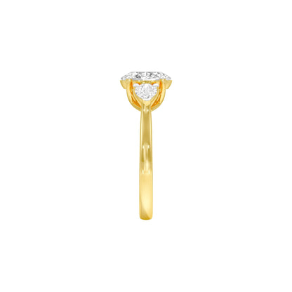 Love in Sync Diamond Engagement Ring 18 KT / Yellow Gold / 22
