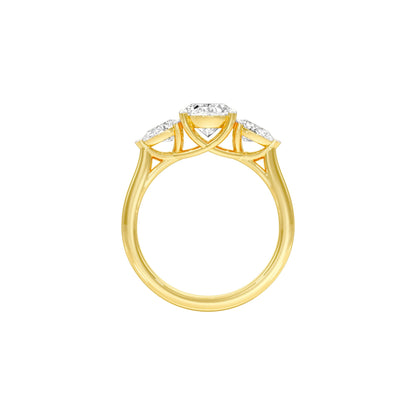 Love in Sync Diamond Engagement Ring 18 KT / Yellow Gold / 22
