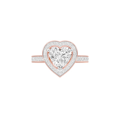 To Love & Life Diamond Engagement Ring 18 KT / Rose Gold / 22