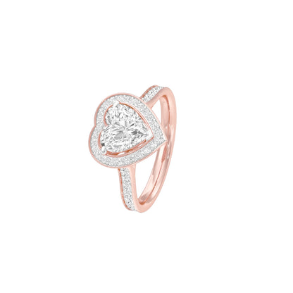 To Love & Life Diamond Engagement Ring 18 KT / Rose Gold / 22