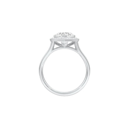 To Love & Life Diamond Engagement Ring 18 KT / White Gold / 22