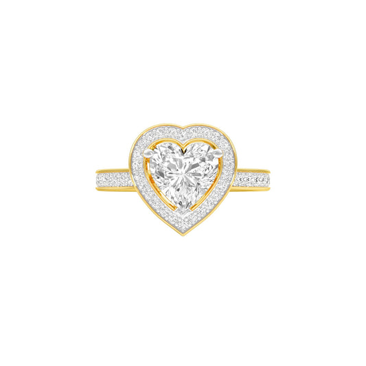 To Love & Life Diamond Engagement Ring 18 KT / Yellow Gold / 22
