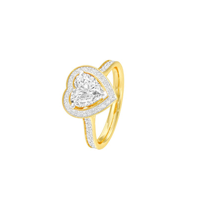 To Love & Life Diamond Engagement Ring 18 KT / Yellow Gold / 22