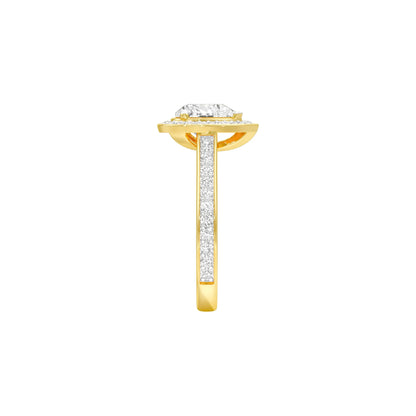 To Love & Life Diamond Engagement Ring 18 KT / Yellow Gold / 22