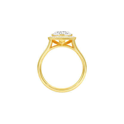 To Love & Life Diamond Engagement Ring 18 KT / Yellow Gold / 22